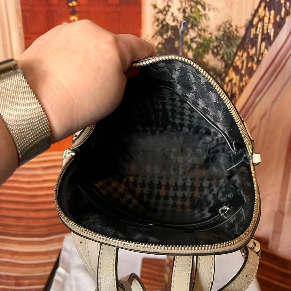 Karl Lagerfeld Effiel Tower Paris Mini White Patterned Backpack 🏴󠁧󠁢󠁥󠁮󠁧󠁿